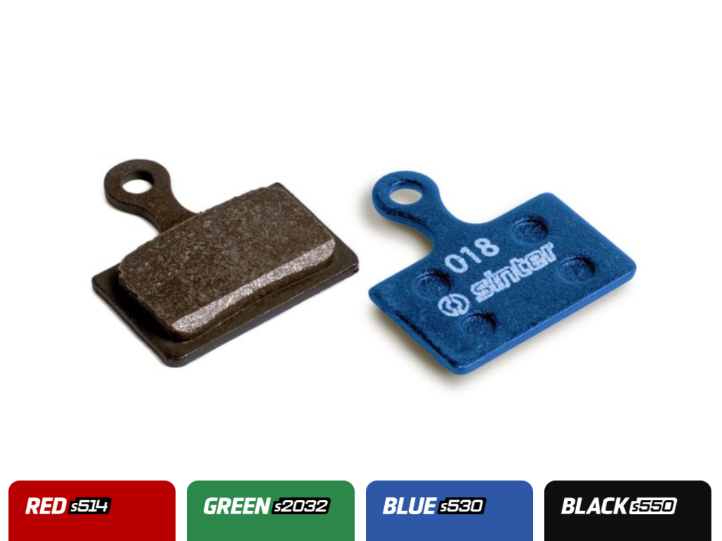 Brzdové destičky Sinter - Shimano K Type Směs: Red - Obrázek 2