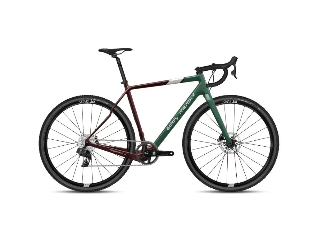 Eddy Merckx Strasbourg Carbon - Sacramento green/bourgogne red/white