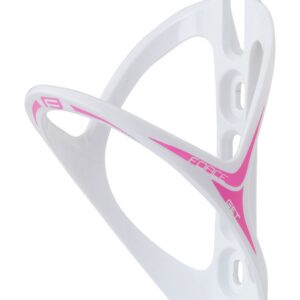 Košík na láhev Force Get  - bílo-růžový lesklý