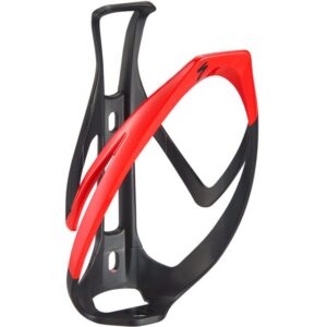 Košík na lahev Specialized Rib Cage II - matte black/flo red