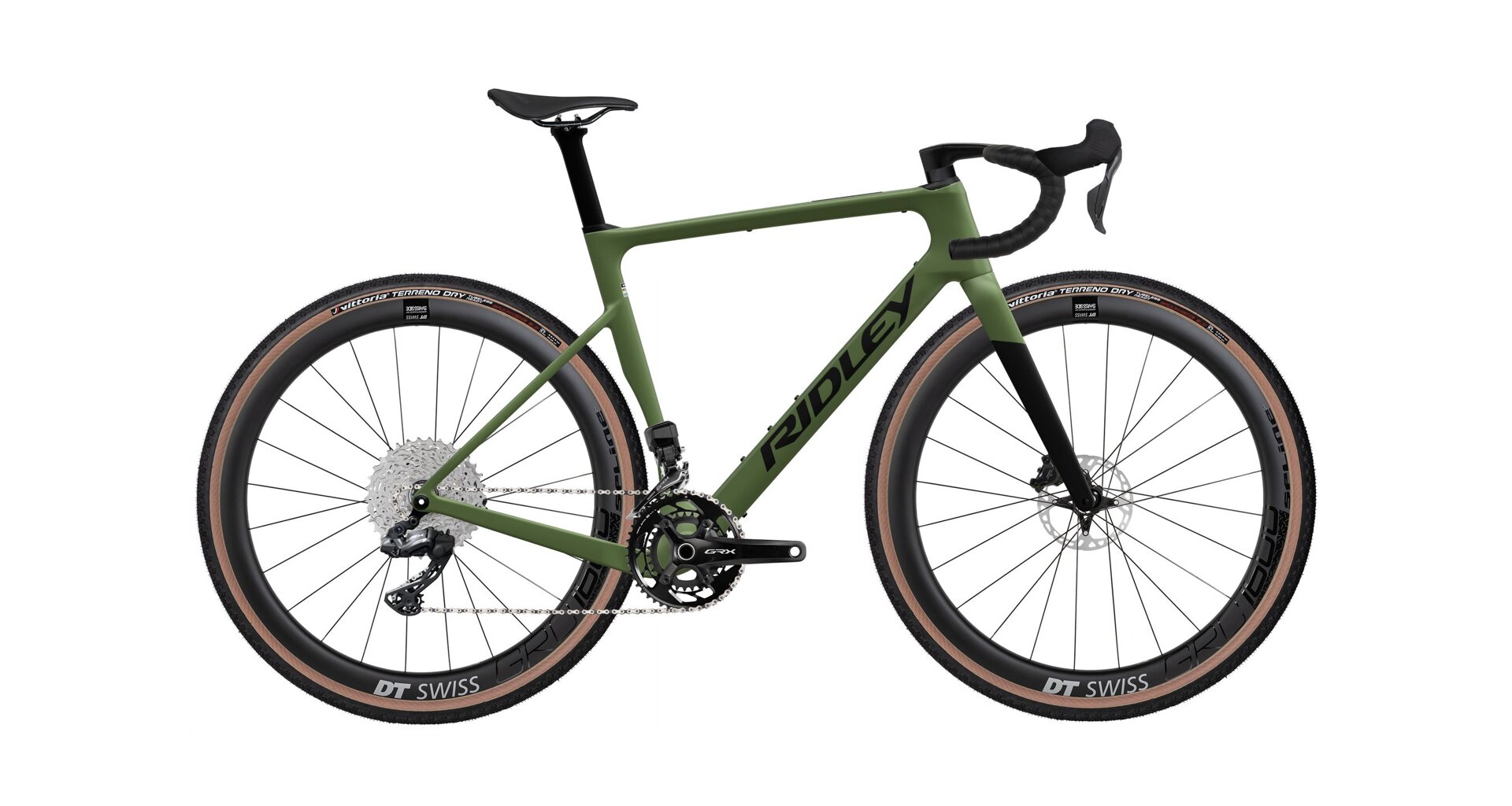 Ridley Astr RS Shimano GRX800 Di2 - Crocodile Green / UD Carbon Velikost: XL