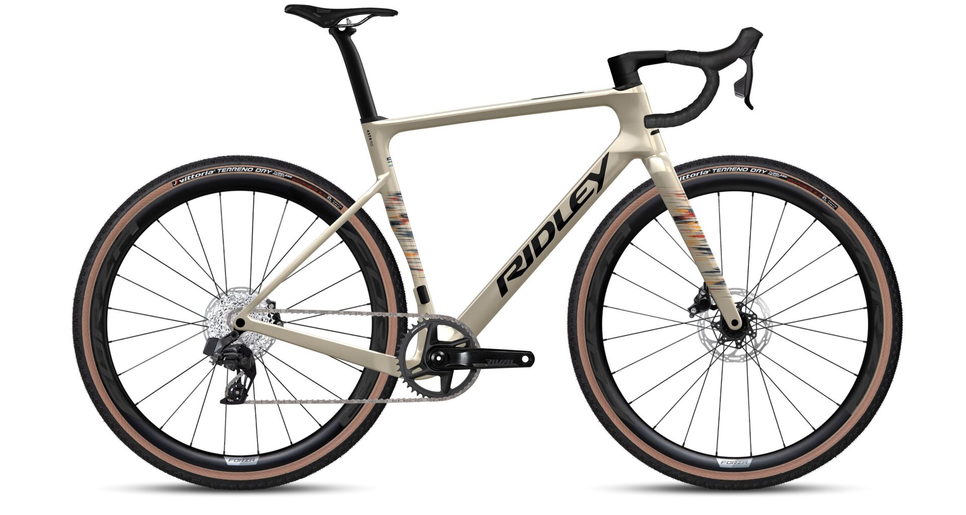 Ridley Astr RS Sram Red XPLR - Raw Sugar / Black Velikost: XL