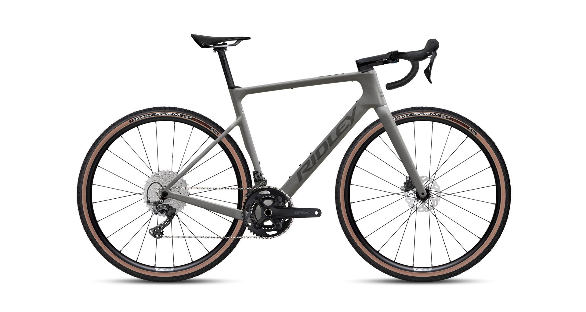 Ridley Astr Shimano GRX600 - Empress Grey / Anthracite Metallic Velikost: L