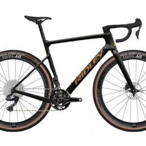 Ridley Astr Shimano GRX800 Di2 - Black Metallic / Bronze Gold Velikost: XL