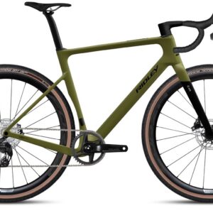 Ridley E-Astr Sram Rival XPLR - Crocodile Green / UD Carbon Velikost: XL
