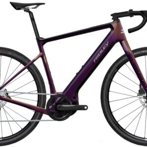 Ridley E-Kanzo Adventure Sram Apex XPLR - Maroon / Black / Silver Velikost: S