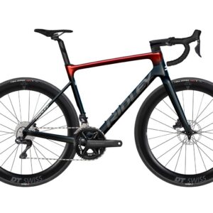 Ridley Falcn Shimano Ultegra Di2 - UD Carbon / Candy Red Metallic / Silver Velikost: XL