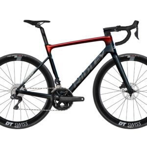 Ridley Falcn Shimano Ultegra Di2 - UD Carbon / Candy Red Metallic / Silver Velikost: XL