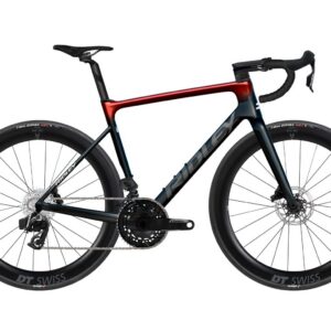 Ridley Falcn Sram Force AXS - UD Carbon / Candy Red Metallic / Silver Velikost: XL