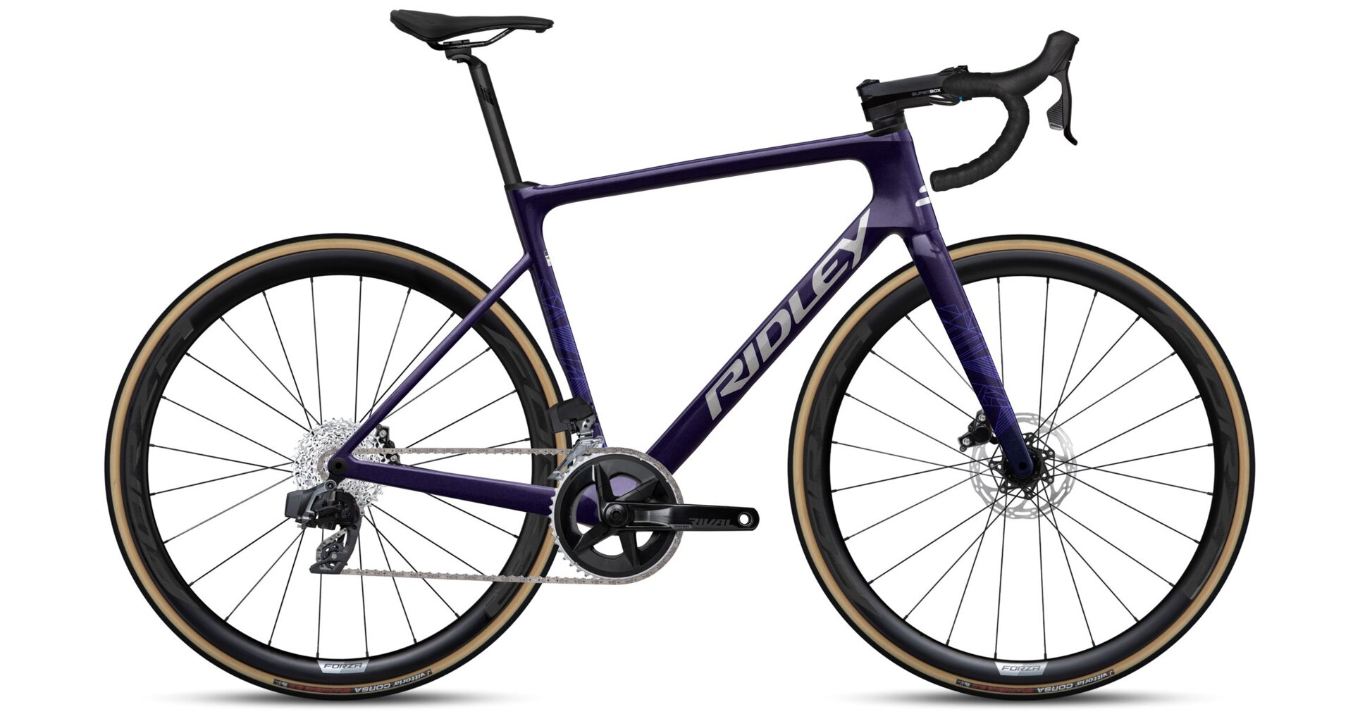 Ridley Falcn Sram Rival AXS - Dark Indigo / Silver Velikost: XL