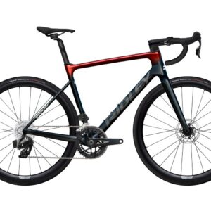 Ridley Falcn Sram Rival AXS - UD Carbon / Candy Red Metallic / Silver Velikost: XL