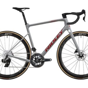 Ridley Grifn Sram Rival AXS - Battleship Grey / Candy Red Metallic Velikost: S