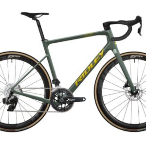 Ridley Grifn Sram Rival AXS - Green Smoke / Yellow Velikost: M