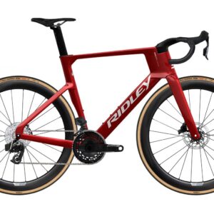 Ridley Noah Fast Sram Force AXS - Candy Red Metallic / Black / White Velikost: L