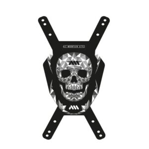 AMS destička na startovní čísla - Skull