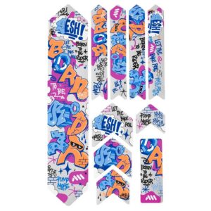 AMS ochranné polepy - EXTRA - Born To Be Rider - modrý