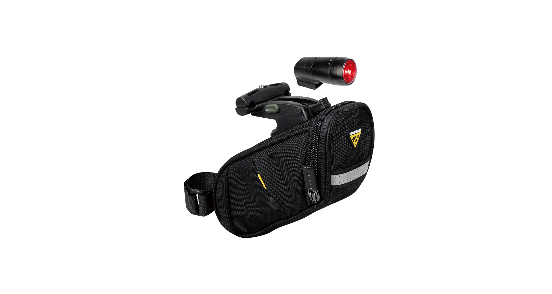 Brašna + světlo Topeak Aero Wedge Pack DF Combo Sport