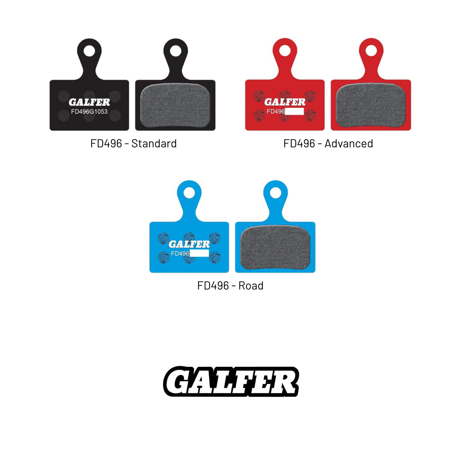 Brzdové destičky Galfer FD496 - SHIMANO Směs: Road - Obrázek 2