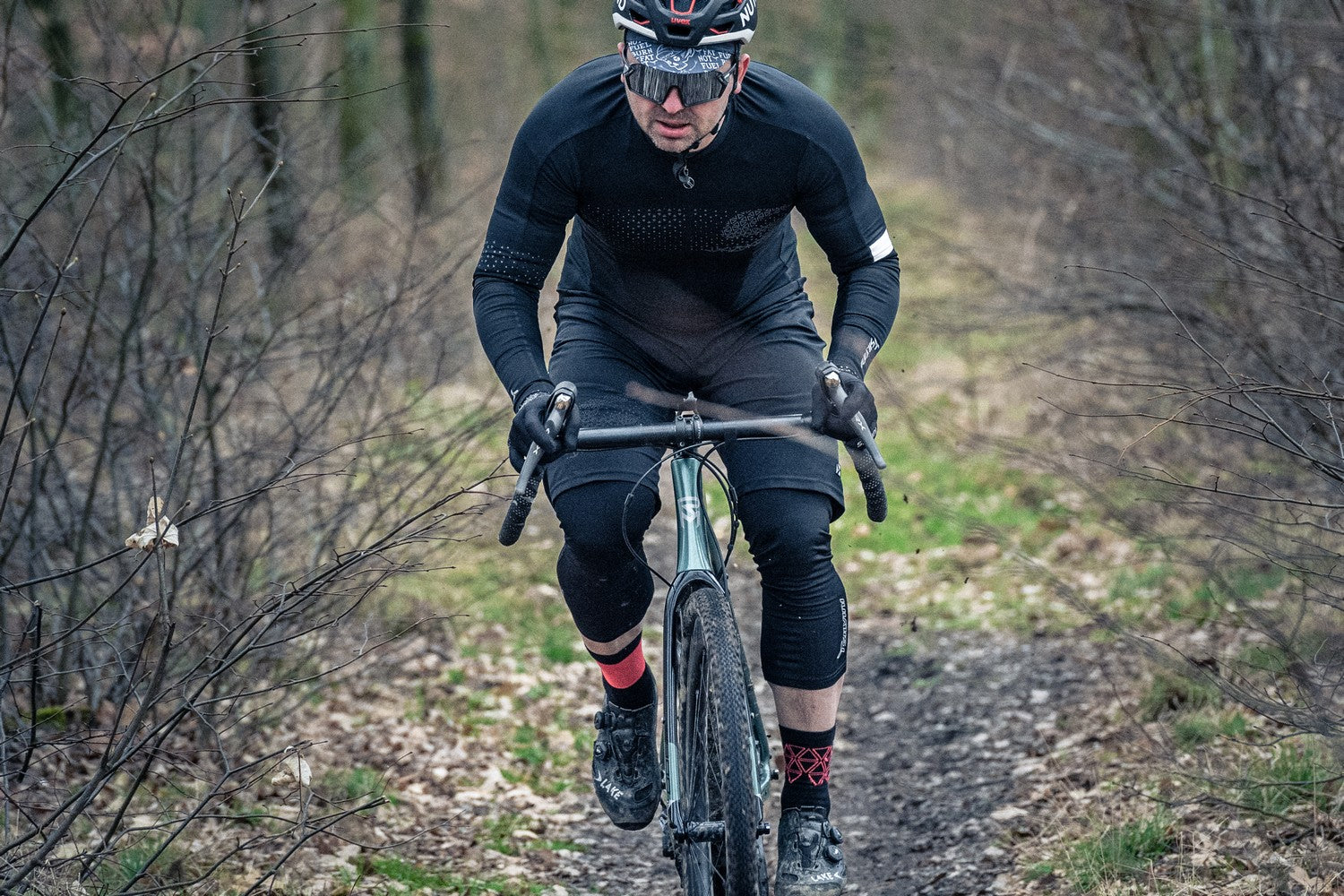 Cyklistické zateplené návleky na kolena Silvini Tubo Knee Velikost: L - Obrázek 2