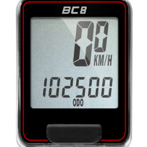 Drátový computer Echowell BC8 Barva: Černo-červená