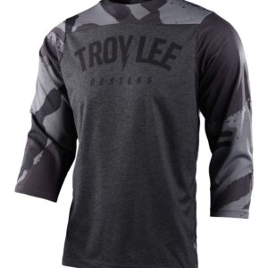 Dres s 3/4 rukávem Troy Lee Designs Ruckus Camber - Camo Black Heather Velikost: 2XL
