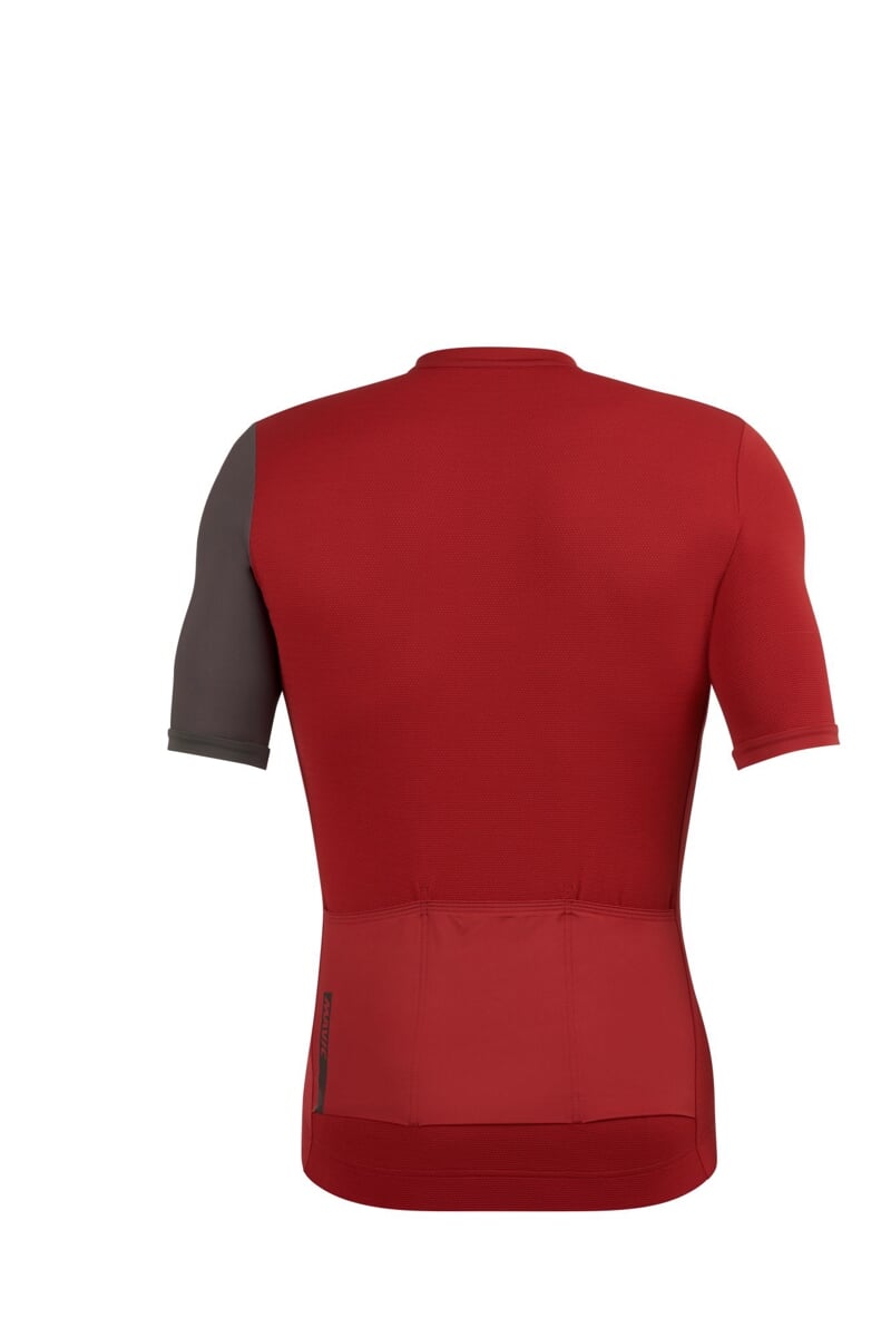 MAVIC DOPLŇKY Pánský cyklistický dres Mavic Essential - Burgundy Carbone Velikost: 2XL - Obrázek 2