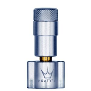 PEATYS Hlavice pro CO2 pumpy Peaty's Holeshot Barva: Silver