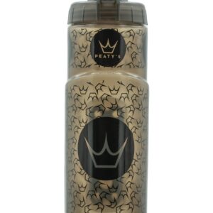 PEATYS Lahev na kolo Peaty's X Fidlock Locking - Big dog bottle logo smoke 600 ml