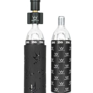 PEATYS Pumpa na bombičky Peaty's Holeshot Co2 tyre inflator Barva: Black