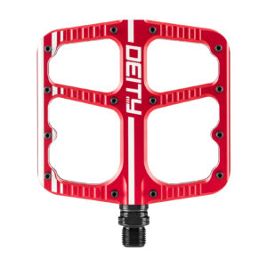 Pedály DEITY FLAT TRAK Barevná kombinace: Červené
