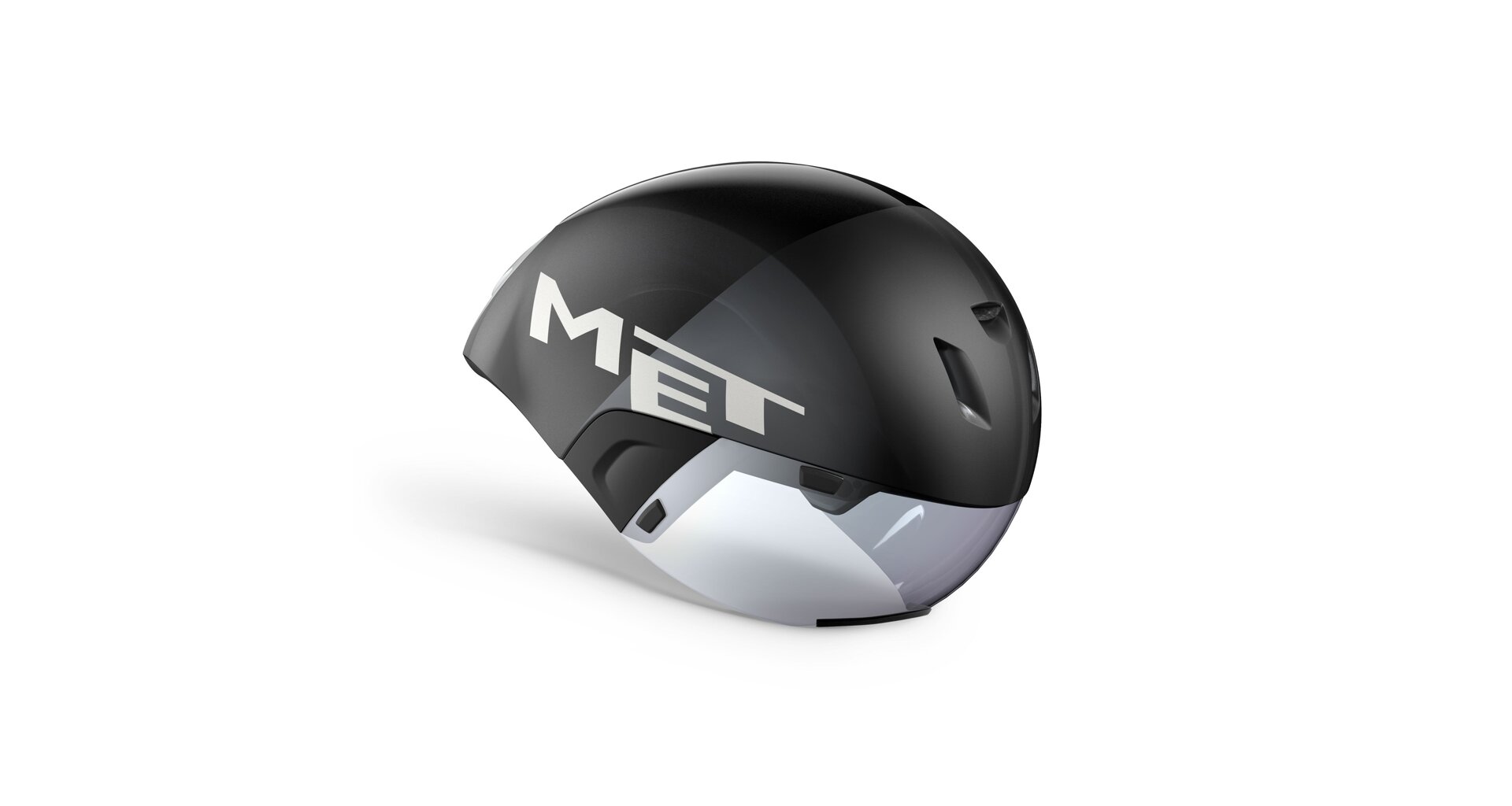 Přilba MET Codatronca - Černá/stříbrná Velikost: 56/58 cm (M)