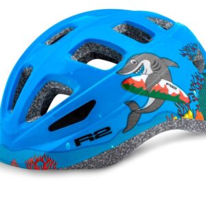 Přilba R2 Bunny - Modrá / Žralok Vel. XS 48-50 cm