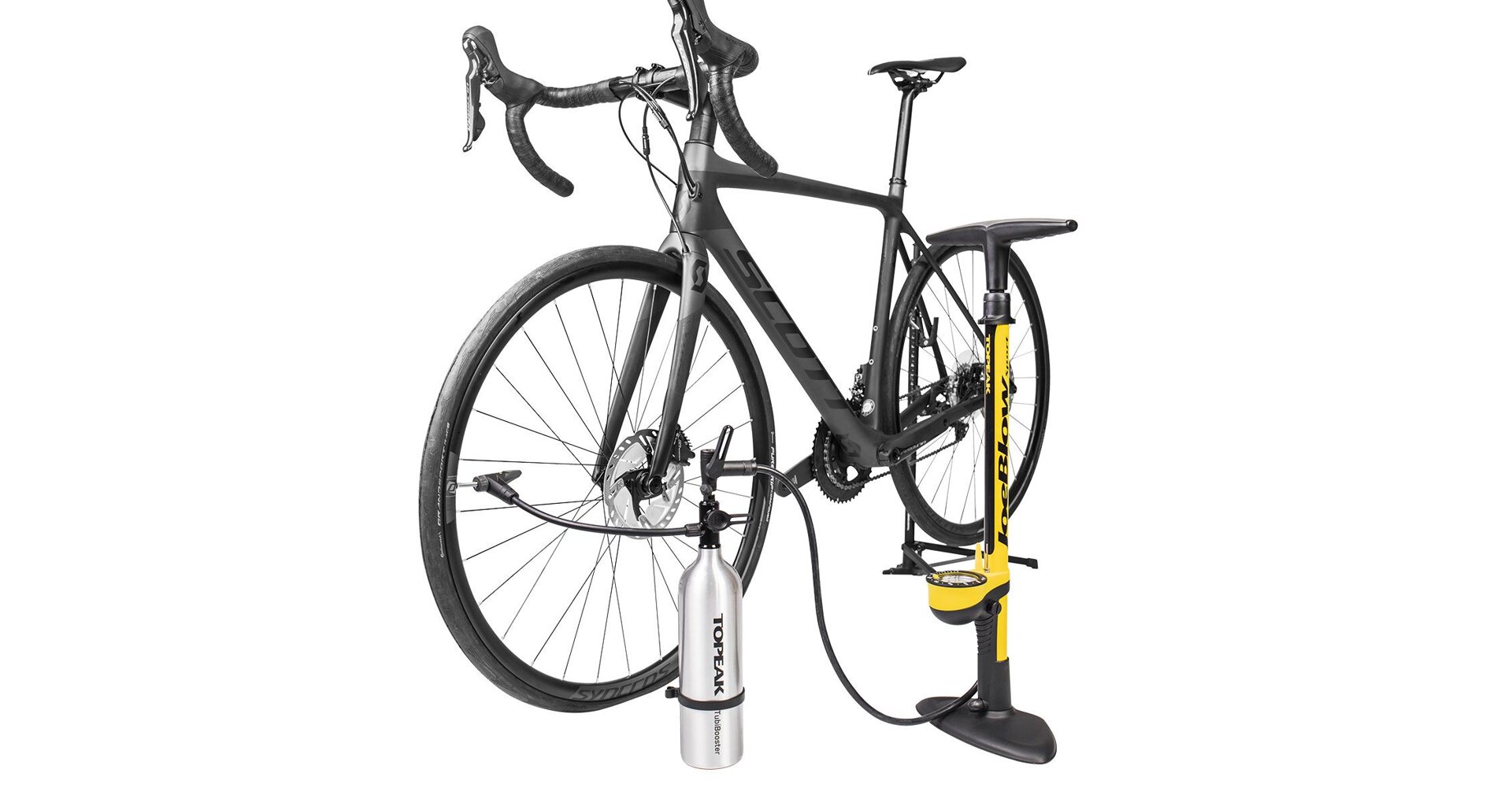 Pumpa Topeak TubiBooster X a bezdušové pláště - Obrázek 2