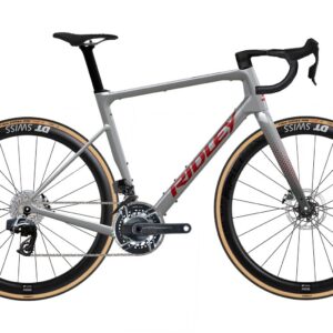 RIDLEY kolo GRIFN RS SRAM Red AXS Battleship Grey/Candy Red Metallic Velikost: S