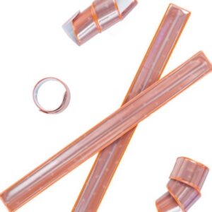 Reflexní páska samonavíjecí bez potisku - oranžová