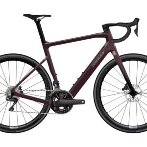 Ridley E-Grifn Shimano Ultegra Di2 - Dark Plum Metallic / Autumn Grey Metallic Velikost: XL