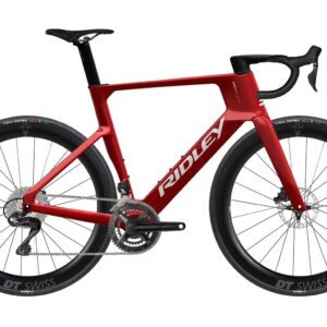 Ridley E-Noah Shimano Ultegra Di2 - Candy Red Metallic / Black / White Velikost: L