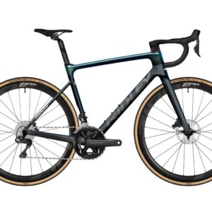 Ridley Falcn Shimano Ultegra Di2 - UD Carbon / Aqualand / Silver Velikost: XL