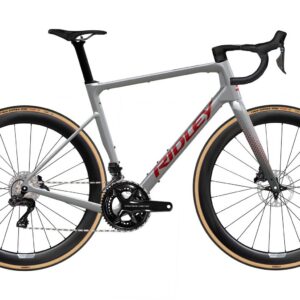 Ridley Grifn RS DuraAce Di2 - Battleship Grey / Candy Red Metallic Velikost: XL