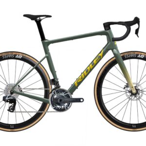 Ridley Grifn RS Sram Red AXS - Green Smoke / Yellow Velikost: M