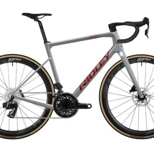 Ridley Grifn Sram Force AXS - Battleship Grey / Candy Red Metallic Velikost: XS
