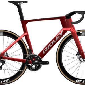Ridley Noah Fast Shimano DuraAce Di2 - Candy Red Metallic / Black / White Velikost: L