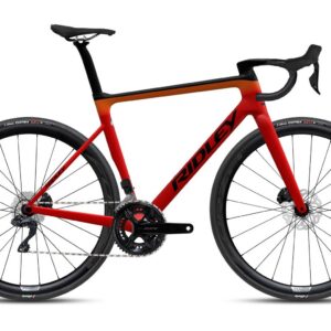 Silniční kolo Ridley Falcn RS Shimano 105 Di2 - Red/Orange/Black Velikost: M