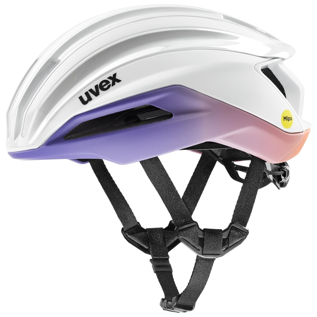 Uvex Surge Aero MIPS White-Lilac Apricot Matt 2026 Velikost: 59-61