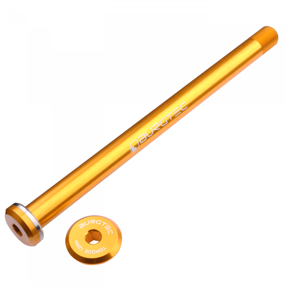 Zadní osa Burgtec pro Santa Cruz 168.5mm Barva: Burgtec Bullion Gold