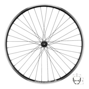 Zapletené kolo Force Classic přední 559x19 V 36d