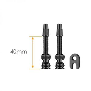 Bezdušový ventilek Ciclovation 40mm černá